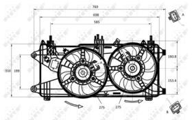 NRF 47231 - VENTILADOR FIAT DOBLO 1.9D 01-0X0X0