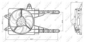 NRF 47247 - VENTILADOR FIAT PUNTO 1.1 94-0X0X0