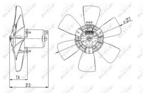 NRF 47391 - VENTILADOR SEAT IBIZA 1.4 93-0X0X0