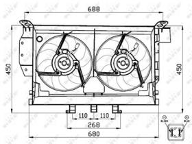 NRF 47503 - VENTILADOR CITROEN BERLINGO 1.9D 97