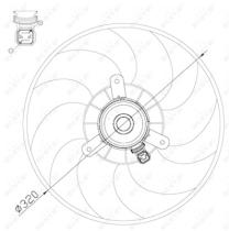 NRF 47514 - VENTILADOR CITROEN XSARA 1.4 97-0X0