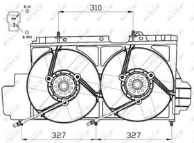 NRF 47538 - VENTILADOR CITROEN C15 1.8D 85-0X0X