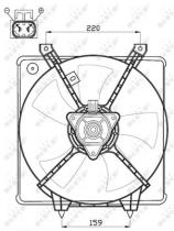 NRF 47550 - VENTILADOR MAZDA MX5 1.6 98-0X0X0