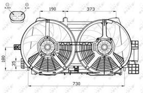 NRF 47556 - VENTILADOR RENAULT ESPACE 2.2D 97-0