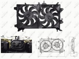 NRF 47676 - VENTILADOR FIAT PUNTO 1.9D 00-0X0X0