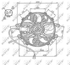 NRF 47747 - VENTILADOR BMW 3 2.0D 98-0X0X0