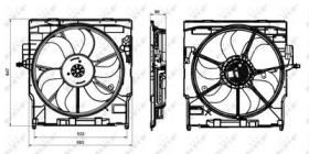 NRF 47837 - VENTILADOR BMW X6 3.0 08-0X0X0