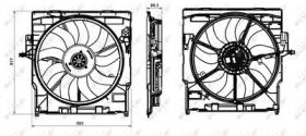 NRF 47845 - VENTILADOR BMW X6 3.0D 08-0X0X0