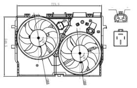 NRF 47866 - VENTILADOR FIAT DUCATO 2.3D 07-0X0X