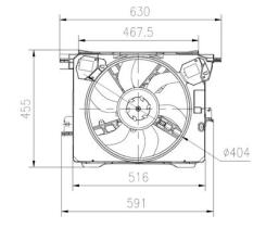 NRF 47899 - VENTILADOR SMART FORTWO 1.0 15-0X0X