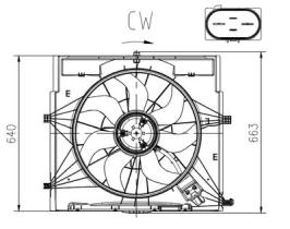 NRF 47920 - VENTILADOR MERCEDES V-SERIES 2.2D 1