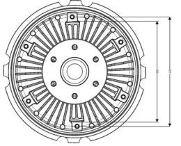 NRF 47924 - VENTILADOR FORD TRANSIT 2.2D 14-0X0