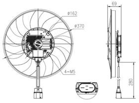 NRF 47930 - VENTILADOR AUDI A8 3.0D 10-0X0X0