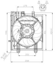 NRF 47936 - VENTILADOR SUBARU FORESTER 2.5 18-0