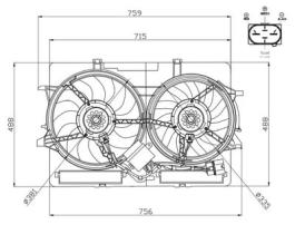 NRF 47938 - VENTILADOR AUDI A4 2.0D 08-0X0X0