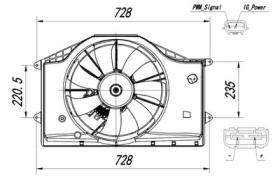 NRF 47939 - VENTILADOR HONDA CIVIC 1.0 16-0X0X0