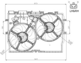 NRF 47945 - VENTILADOR FIAT DUCATO 2.3D 07-0X0X