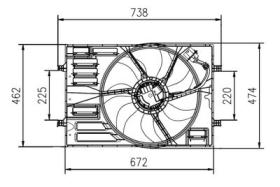 NRF 47950 - VENTILADOR VW PASSAT 2.0D 15-0X0X0