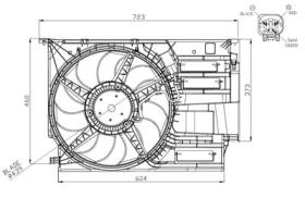 NRF 47954 - VENTILADOR BMW 2 1.5 14-0X0X0