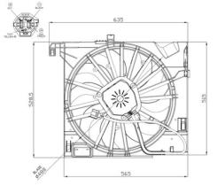 NRF 47955 - VENTILADOR JAGUAR F-TYPE 3.0 13-0X0