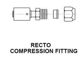 PARTES AIRE ACONDICIONADO RAC-SR2909 - RACOR RECTO COMPRESSION FITTING ACERO REDUCIDO ROSCA=5/8 TUB